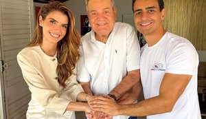 Marina Candia, Ronaldo Lessa e JHC. / Foto: Assessoria.