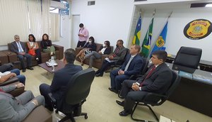 Comitiva de senadores chega em Sergipe para acompanhar apurações da morte de Genivaldo Santos / Foto: Foto: PF/SE