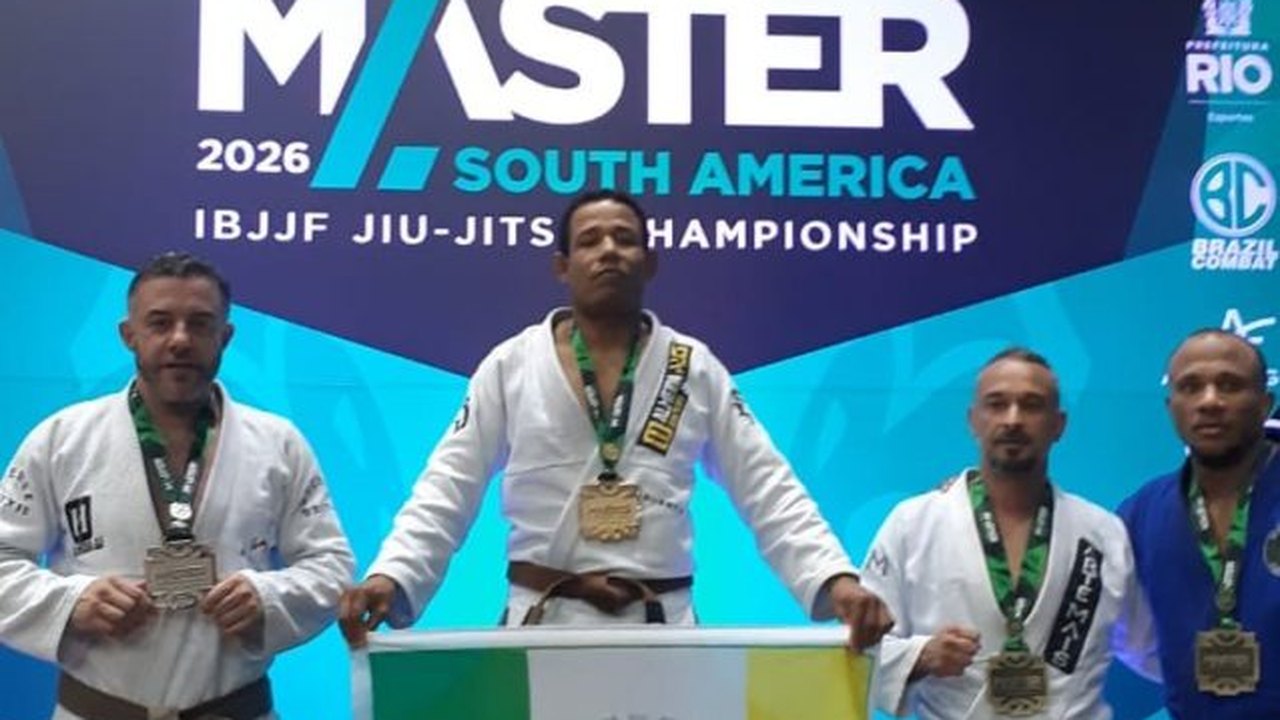 Alexandre Negão é campeão do Internacional Master da América do Sul de Jiu-Jitsu