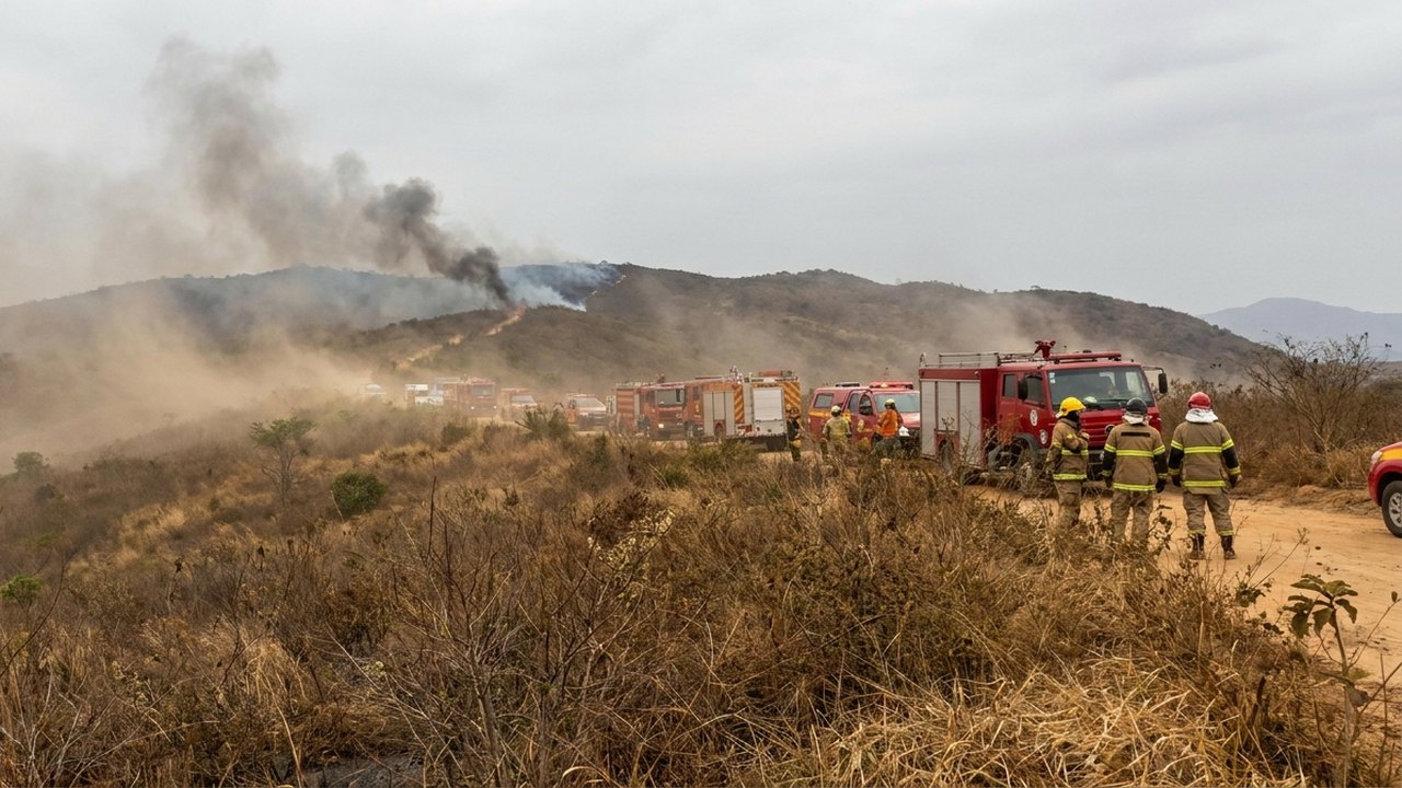 Boletim meteorológico: rajadas moderadas na Região Norte do Rio e risco muito alto de incêndios florestais no estado