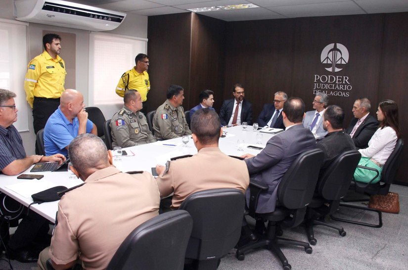 Reunião no TJAL discute organização e segurança dos Jogos Nacionais da Magistratura