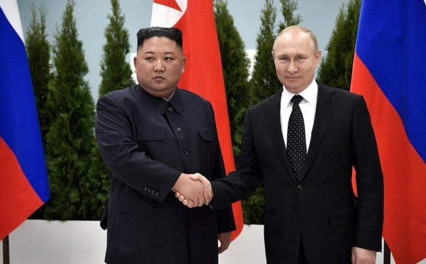 Rússia e Coreia do Norte confirmam enconto entre Putin e Kim Jong Un nos próximos dias