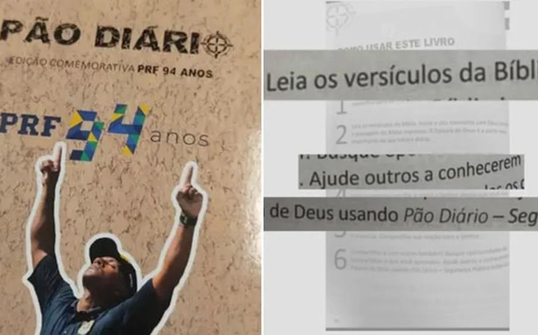 Procuradoria investiga cartilha com recomendação de leitura da Bíblia na PRF