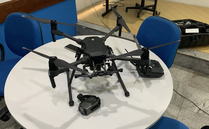 Perícia alagoana utilizará drone em levantamentos periciais de grande escala