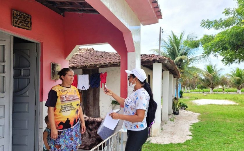 Secretaria de Saúde de Penedo leva vacina e orientações para famílias do meio rural