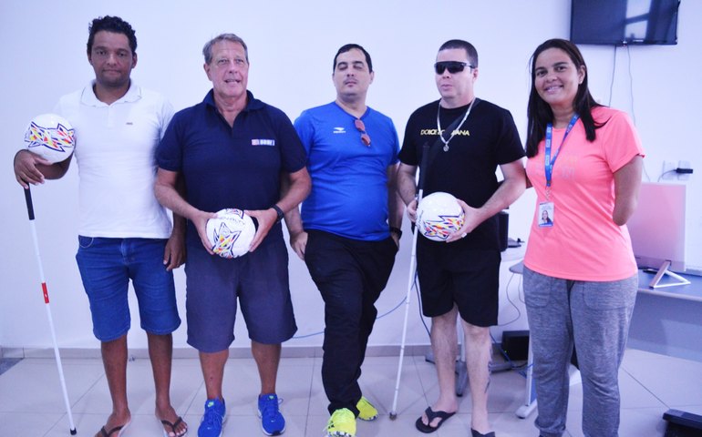 Sesi Alagoas amplia ações de inclusão com futebol para cegos