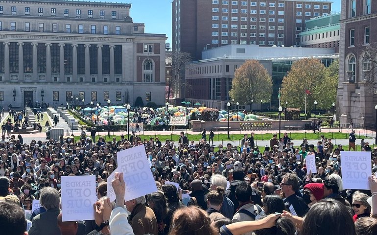 Universidade de Columbia cancela cerimônia de formatura por protestos pró-Palestina