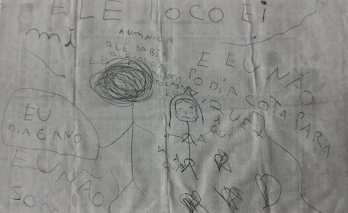 Criança de 11 anos usou desenhos para denunciar abusos