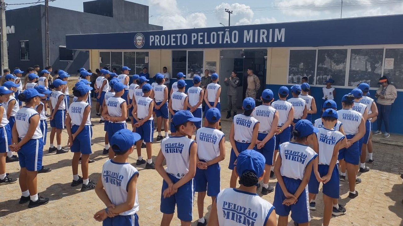 Projeto Pelotão Mirim é ingresso para realização do sonho de se tornar soldado da PMAL