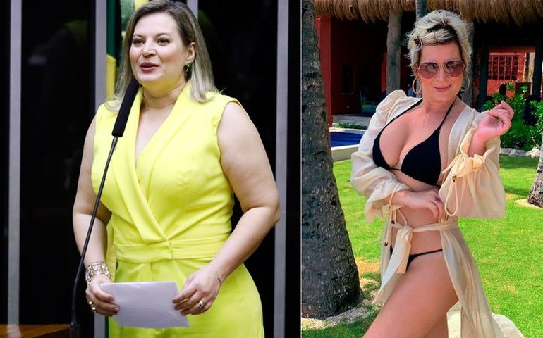 Aos 45, Joice Hasselmann volta a impressionar com antes e depois de corpo transformado em cinco anos