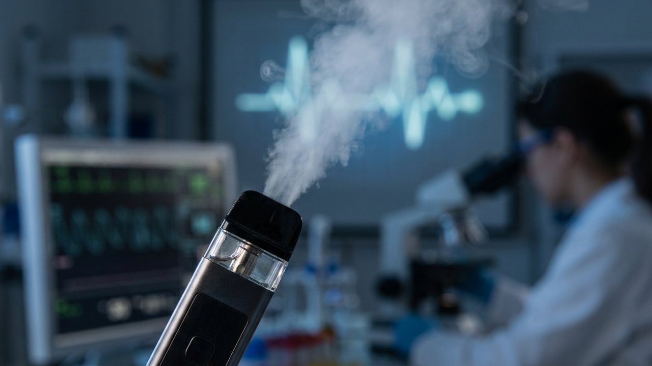 Vape com efeito “gelado” pode aumentar risco de arritmias cardíacas, aponta estudo