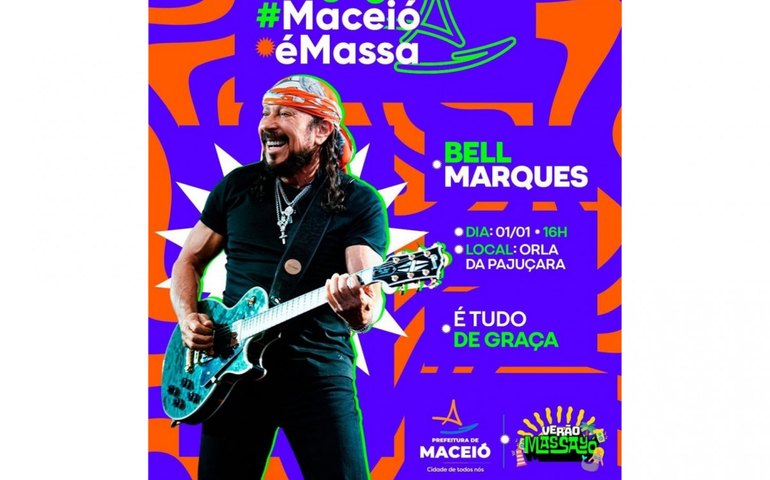 Verão Massayó: Bloco Maceió é Massa leva Bell Marques para a orla da Pajuçara