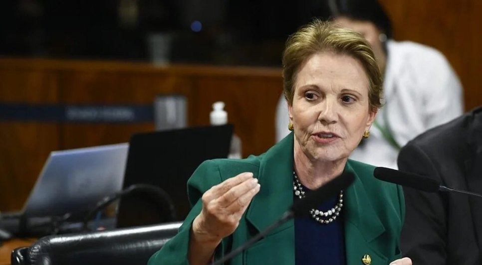 Senadora Tereza Cristina. / Foto: Carlos Moura/Agência Senado.
