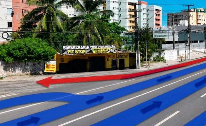 Fim do contrafluxo muda tráfego na Avenida Gustavo Paiva