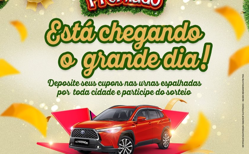 Sorteio do Natal Premiado acontece nesta quarta-feira no Calçadão do Comércio