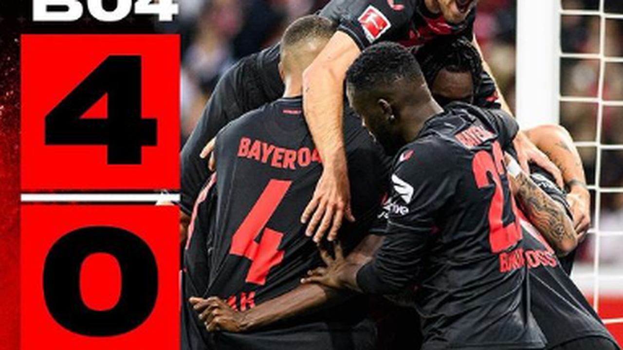 Bayer Leverkusen atropela Union Berlin e tira o Bayern de Munique da liderança do Alemão