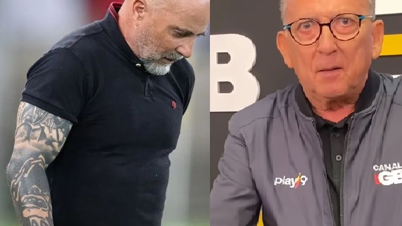 Galvão Bueno detona Sampaoli após eliminação do Flamengo na Libertadores: 'É um perdedor'