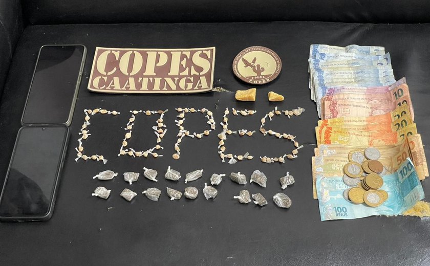 Operação apreende armas e drogas em ﻿Delmiro Gouveia, União dos Palmares e Atalaia