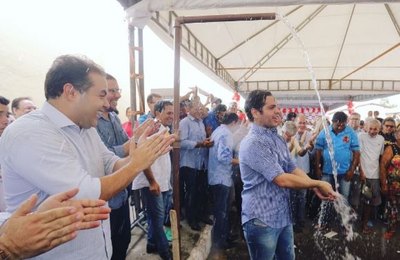 Governador anuncia investimentos para Estrela de Alagoas durante inauguração de adutora
