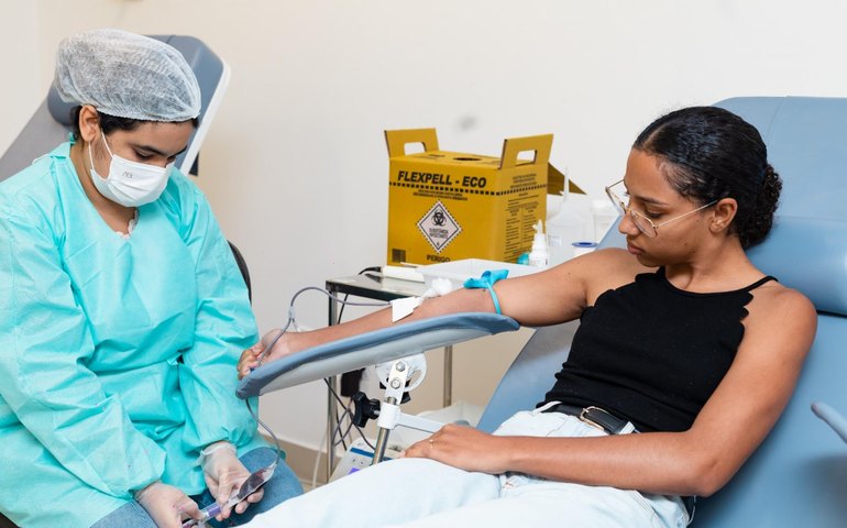 Coruripe recebe equipe do Hemoal para coleta itinerante de sangue nesta quinta-feira