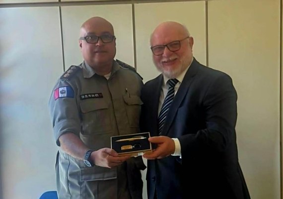 Procurador Militar visita Corregedoria-Geral da PMAL