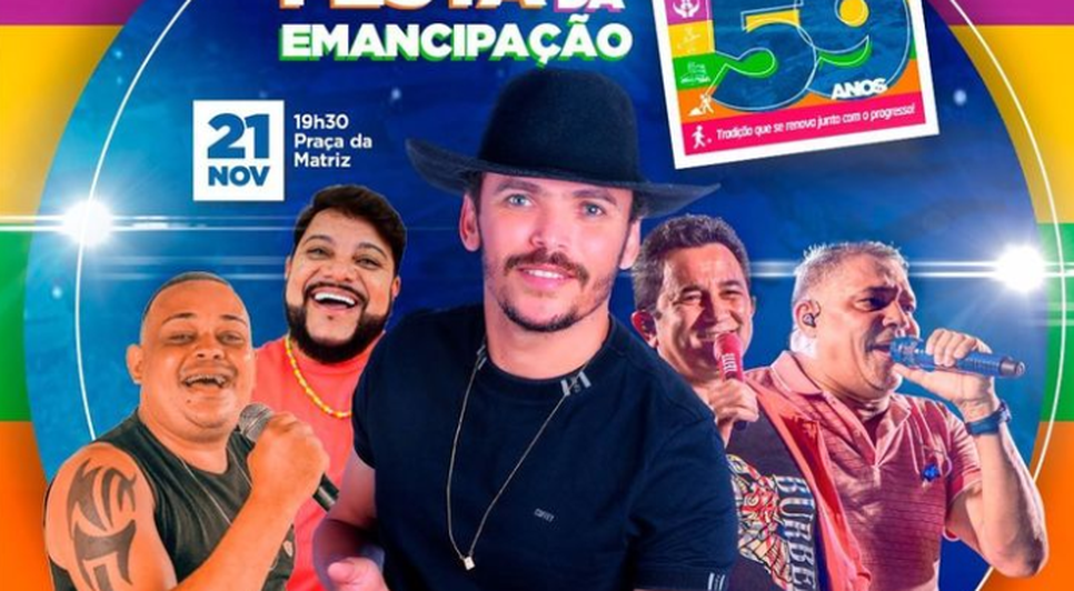 General Maynard celebra festa de emancipação política com atrações musicais