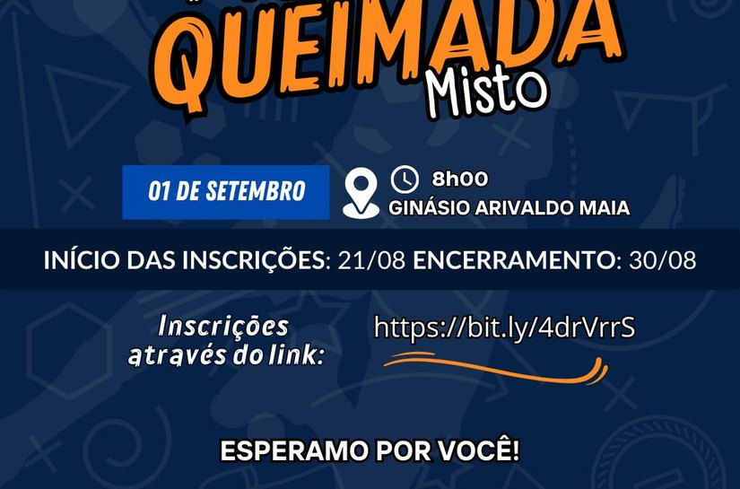 Secretaria de Esporte de Maceió abre inscrição para 1° Torneio de Queimada Misto