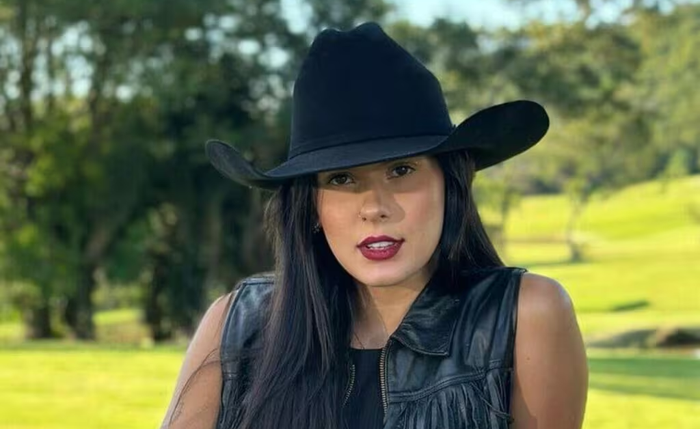 A cantora Ana Castela