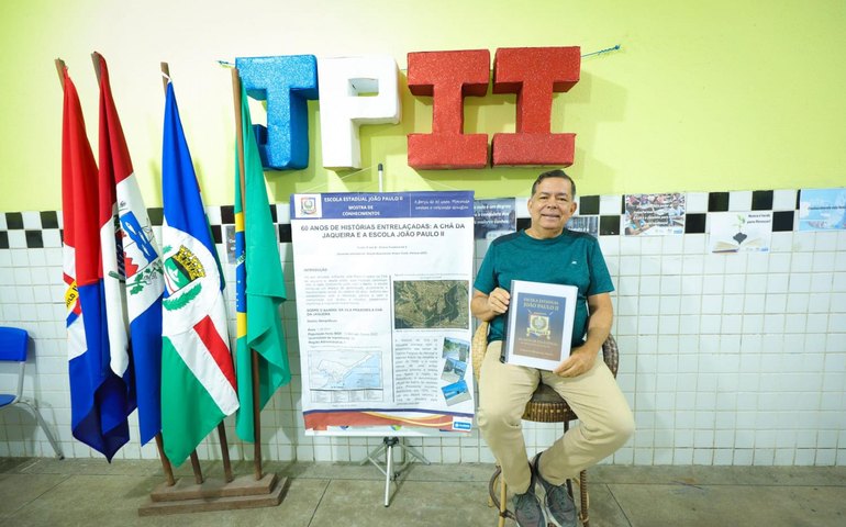 Secretário escolar resgata 60 anos de história de escola estadual na Chã da Jaqueira