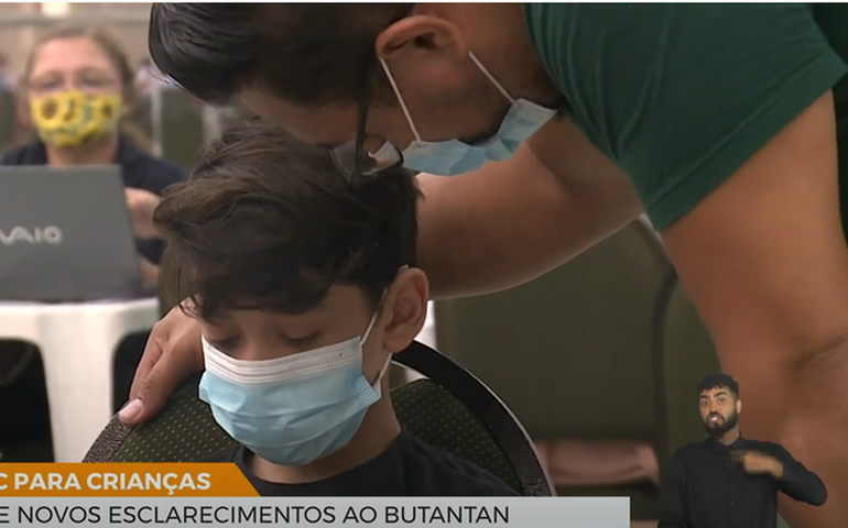 Anvisa pede explicações ao Butantan sobre uso de CoronaVac em crianças