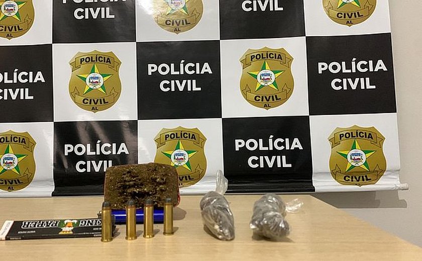 Após troca de tiros, bandidos fogem e polícia apreende droga e munições no Benedito Bentes