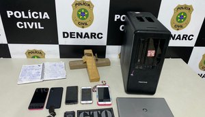 Casal é preso durante operação contra tráfico de drogas e lavagem de dinheiro em Sergipe / Foto: Foto: SSP/SE