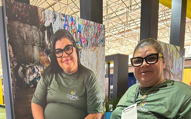 Catadoras alagoanas foram homenageadas em exposição fotográfica nacional durante conferência internacional em Brasília