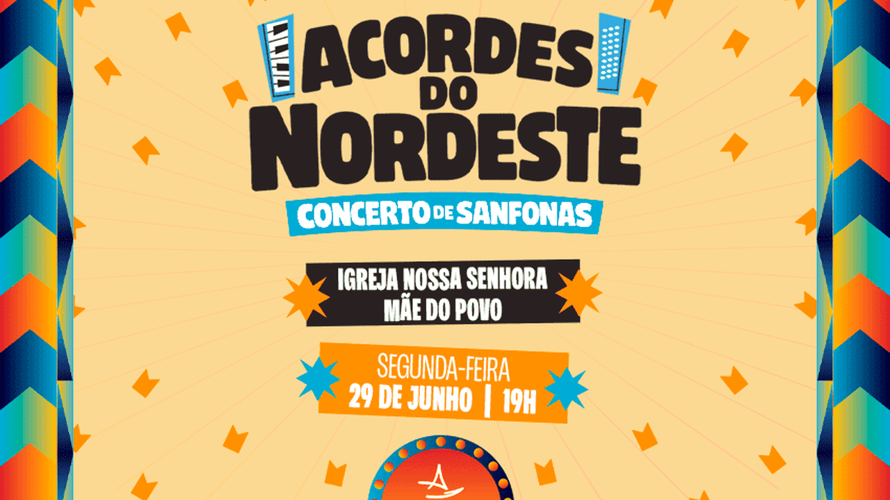 Concerto de sanfonas celebra tradição nordestina, nesta segunda (29)