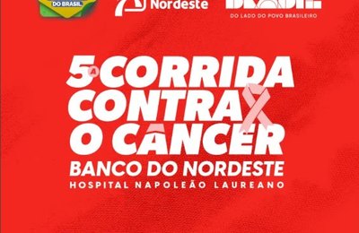 Banco do Nordeste participa da 5ª Corrida Contra o Câncer e reforça apoio à Fundação Napoleão Laureano