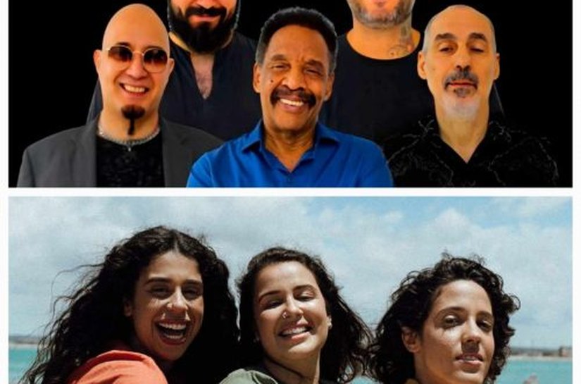 Projeto Seis & Meia no Teatro Deodoro neste sábado com Renato e Seus Blue Caps e as alagoanas: Lari, Lore e Laís