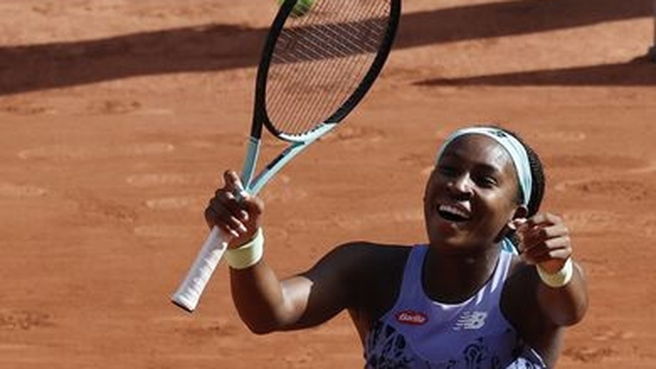 Coco Gauff comemora vitória antes do tempo no US Open; vídeo
