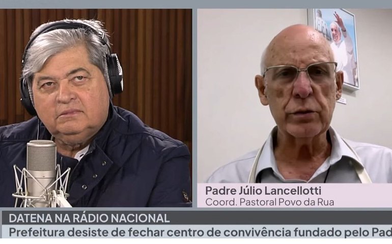 “Quem governa SP é o mercado imobiliário”, diz padre Júlio a Datena