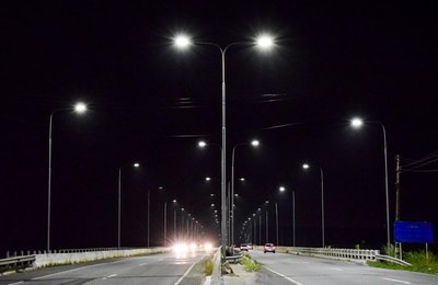 Iluminação em LED leva segurança à Ponte Divaldo Suruagy