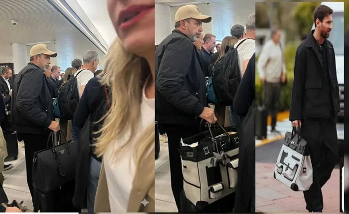 Mesma foto de Lira, mas com bolsas diferentes Mesma foto de Lira, mas com bolsas diferentes