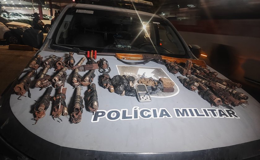 Rotam apreende 30 armas de fogo arresanais e uma espingarda em Rio Largo