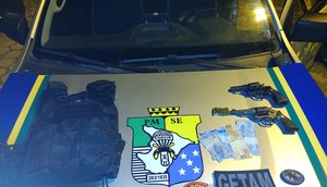 Três homens armados tentam roubar residência e são presos em Estância / Foto: Foto: Polícia Militar/SE