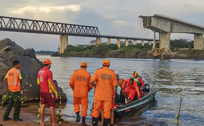 Encerrada busca ativa por desaparecidos em ponte que desabou