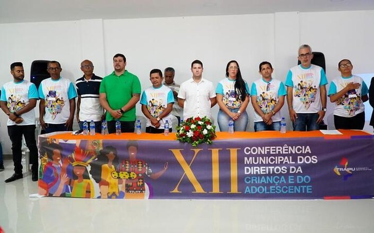 Traipu realiza a 12ª Conferência Municipal dos Direitos da Criança e do Adolescente