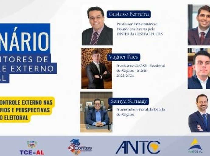 2º Seminário dos Auditores de Controle Externo do TCE/AL: AudTCE-AL realiza evento dia 20 de maio