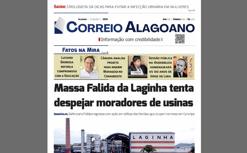 Massa Falida da Laginha tenta despejar moradores de usinas