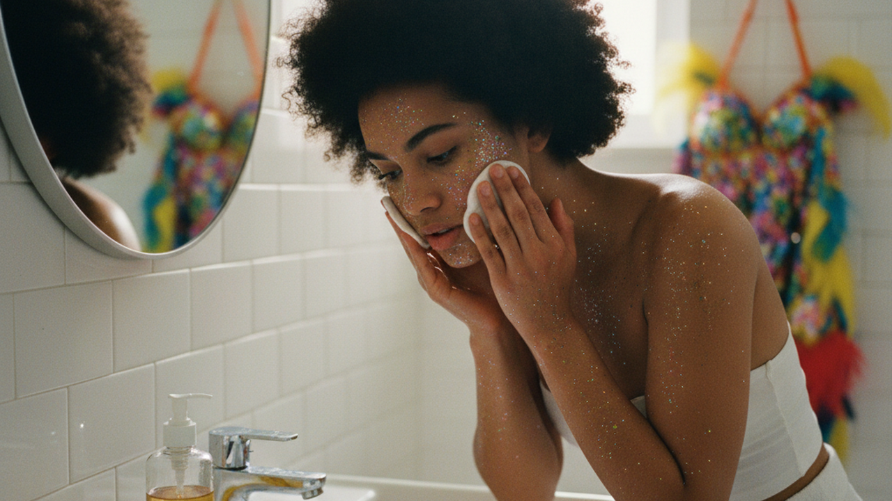 Carnaval: como remover o glitter do corpo sem agredir a pele