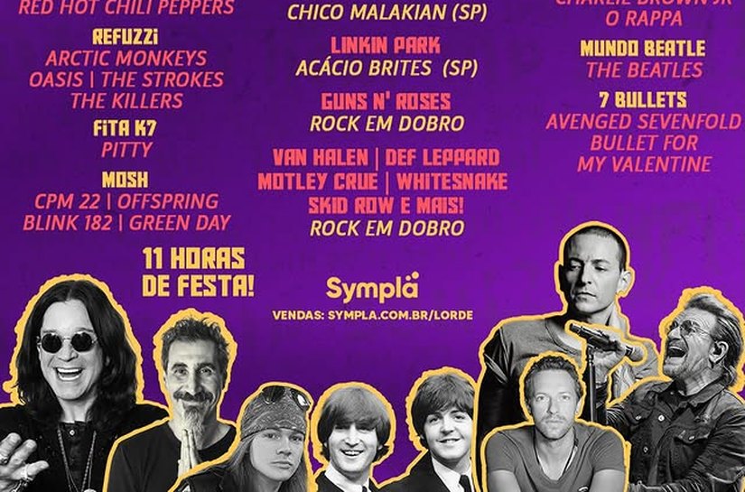 Lorde Nelson Rock Festival chega à 4ª edição com mais de 25 tributos em Maceió