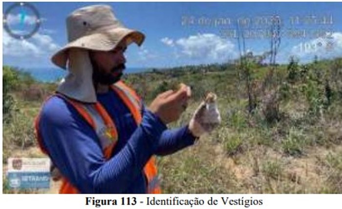 Identificação de vestígios Identificação de vestígios