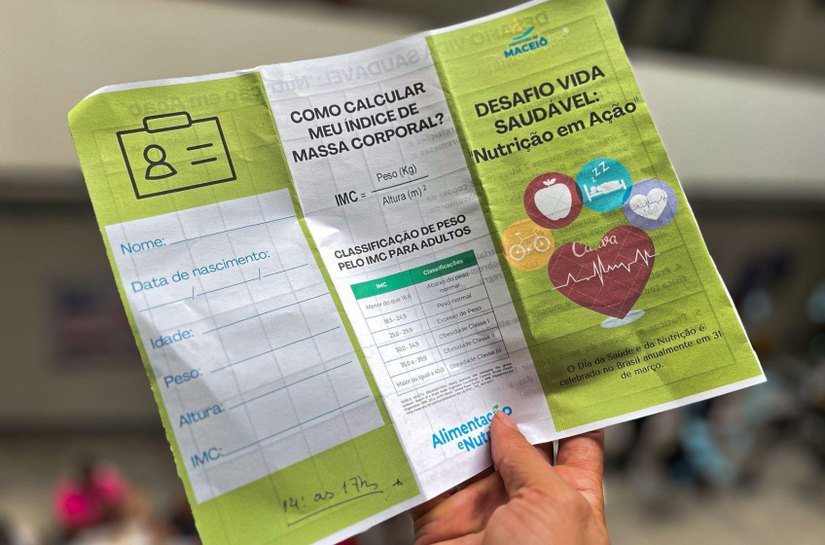 Dia da Saúde e da Nutrição é celebrado com ação no Maceió Shopping